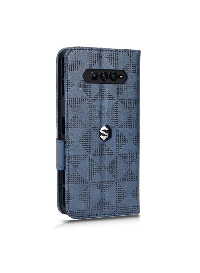 erorex Case For Xiaomi Black Shark 4 / 4 Pro Symmetrical Triangle Leather Phone Case  - Image 3