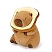 Ditucu Cute Capybara Plush Pillow with Wearable Toast Headgear Stuffed Animal Bread Capibara Plushies Toys Gifts for Kids Brown 11 inch - Image 2