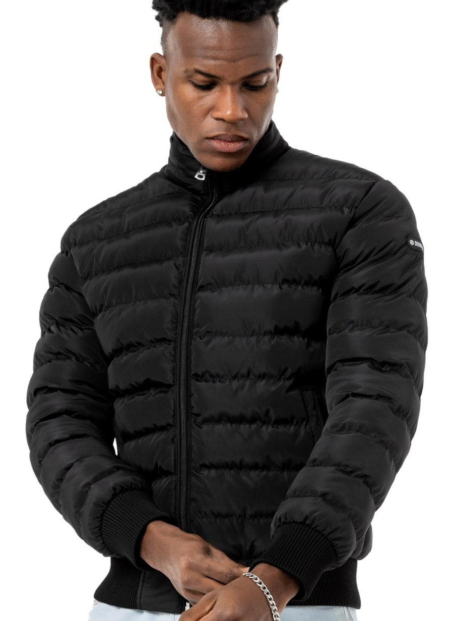 Scooter  Puffer Coat Comfort Black Men's Coat M1803TS  - Image 1
