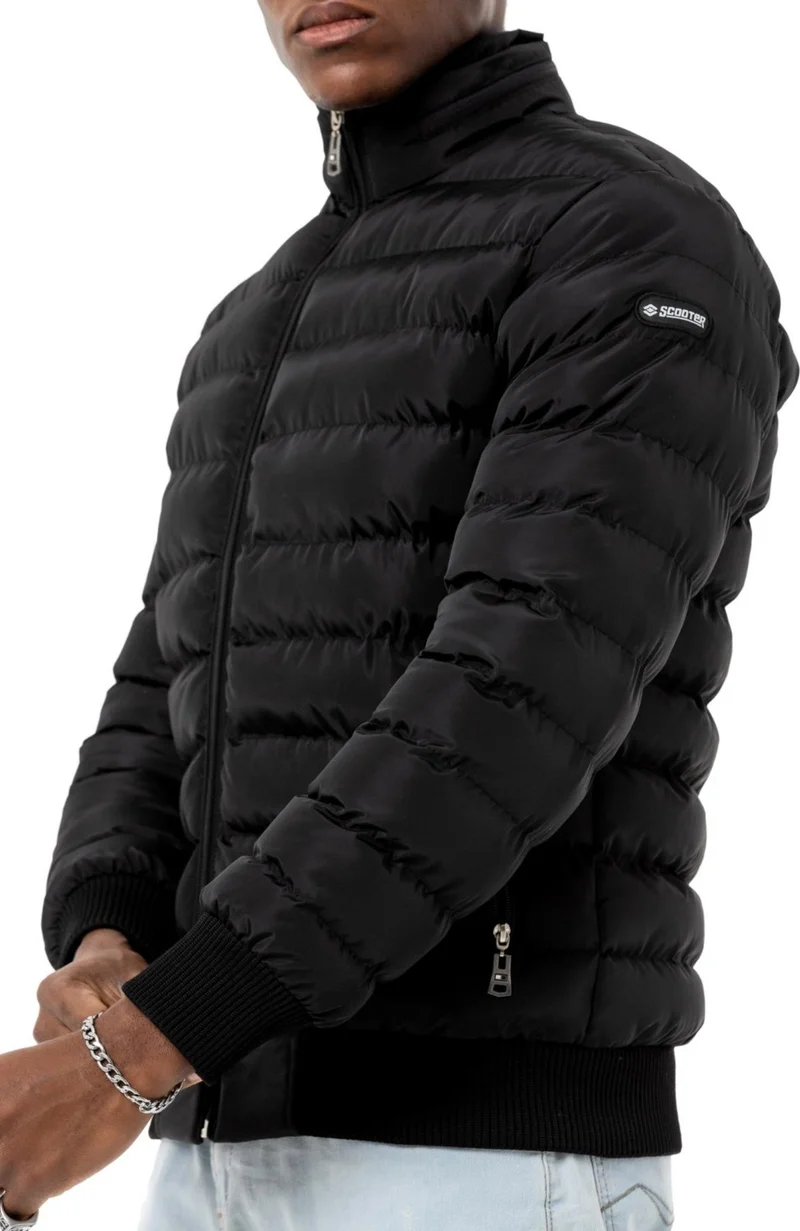 سكوتر Puffer Coat Comfort Black Men's Coat M1803TS