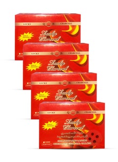Lucky 80-Piece Round Charcoal-Bakhoor Coal Black 50mm  - Image 1