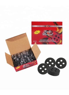 Lucky 80-Piece Round Charcoal-Bakhoor Coal Black 50mm  - Image 4
