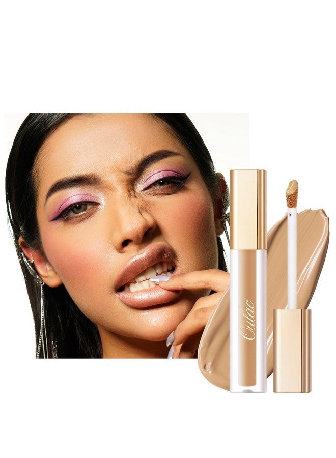 Oulac Under Eye Concealer | Full Coverage For Dark Circles | Matte Liquid Concealer Nourishes Skin, Golden Tan Concealer Vegan 3.8Ml - Image 1