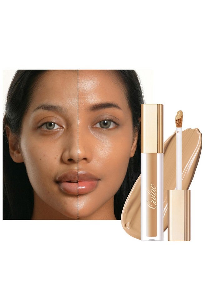Oulac Under Eye Concealer | Full Coverage For Dark Circles | Matte Liquid Concealer Nourishes Skin, Golden Tan Concealer Vegan 3.8Ml - Image 2