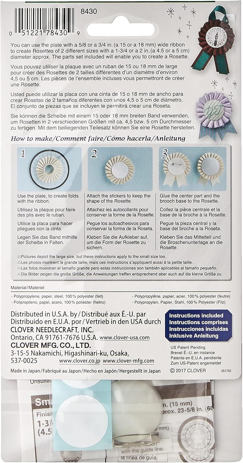 ã‚¯ãƒ­ãƒãƒ¼(Clover) 8430 Rosette Maker Small - Image 2