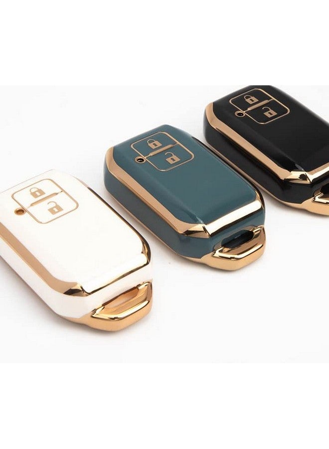 Guance 3D (Black) TPU key Shell key cover for Baleno, Grand Vitara, XL6, Swift, Brezza, Celerio, Ignis, Ertiga, Dzire, Fronx, Urban Cruiser, Glanza, Hyryder (Black,1 Pcs) Car Key Cover - Image 3