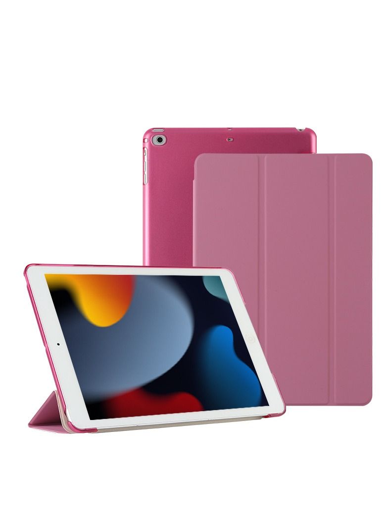 Loquat Protective Tri-Fold Case Cover For iPad Pink