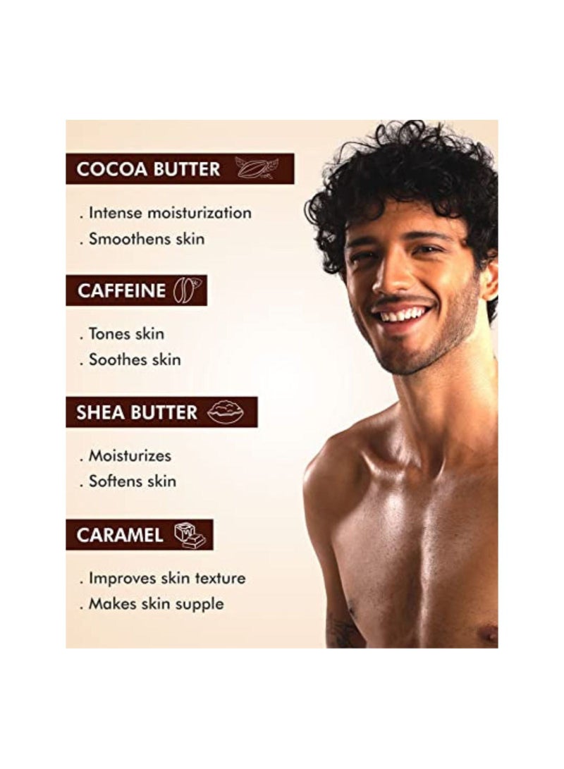 إم كافيين لوشن شوكو للترطيب العميق للبشرة الجافة مرطب للجسم طوال الموسم بزبدة الكاكاو وزبدة الشيا 200 مل - Image 3