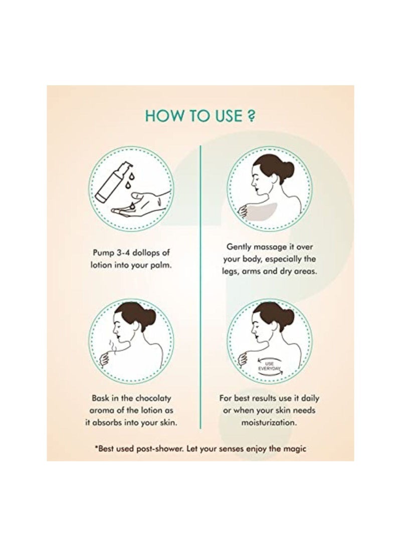 إم كافيين لوشن شوكو للترطيب العميق للبشرة الجافة مرطب للجسم طوال الموسم بزبدة الكاكاو وزبدة الشيا 200 مل - Image 5