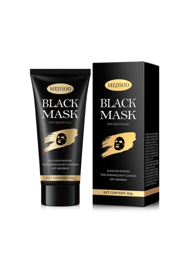 MEJISOO Blackhead Remover Mask, Charcoal Peel Off Face Mask | Charcoal Face Mask for Deep Cleansing Dirts, Pores, Acne, Skin Oil And Blackheads | Suitable for All Skin Types for Boys and Girls (2.8 Fl OZ) - Image 1