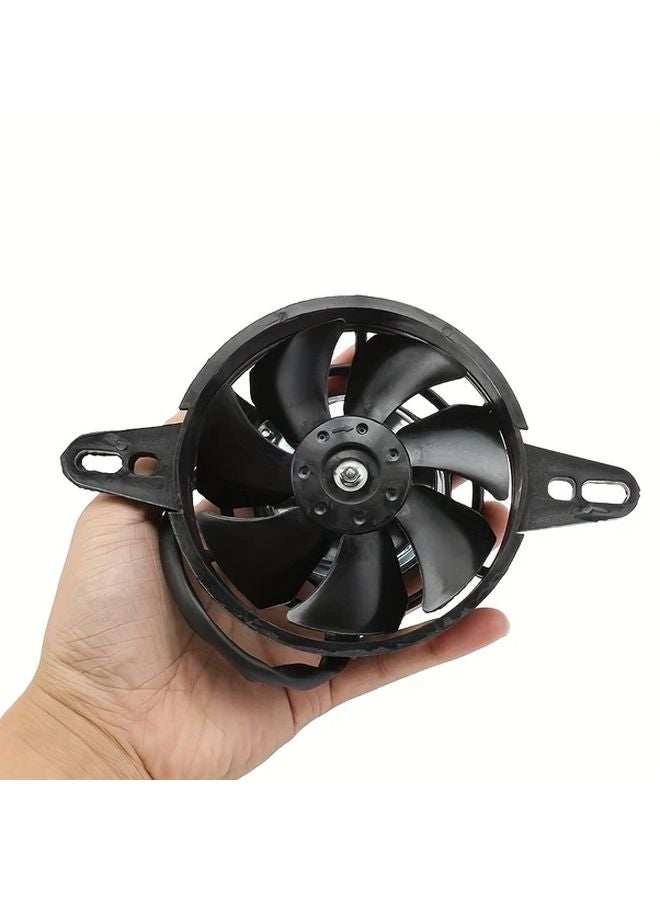 Black Motorcycle Cooling Fan Electric Radiator Oil Cooler For 150cc 200cc 250cc ATV Quad Go Kart - Image 4