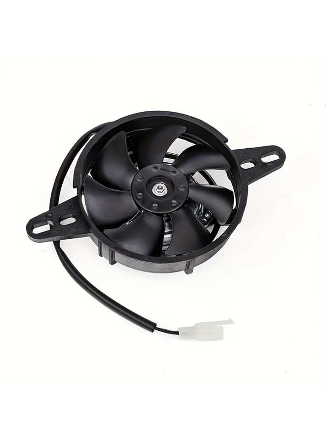 Black Motorcycle Cooling Fan Electric Radiator Oil Cooler For 150cc 200cc 250cc ATV Quad Go Kart - Image 2