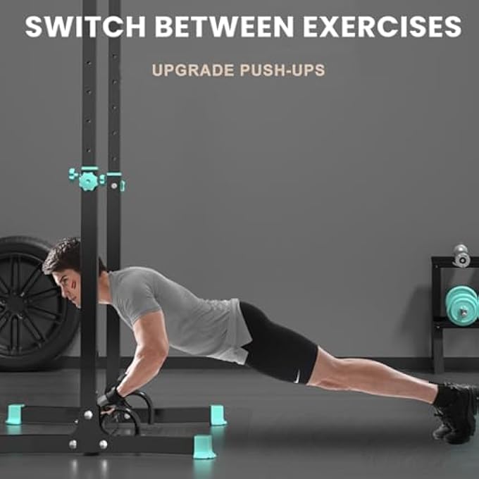 rayihni Multifunctional Pull Up Bar Chin Up Bar Dip Station For Home Gym Strength Training Adjustable Pullup Fitness Equipment Exercise Rack - Image 5