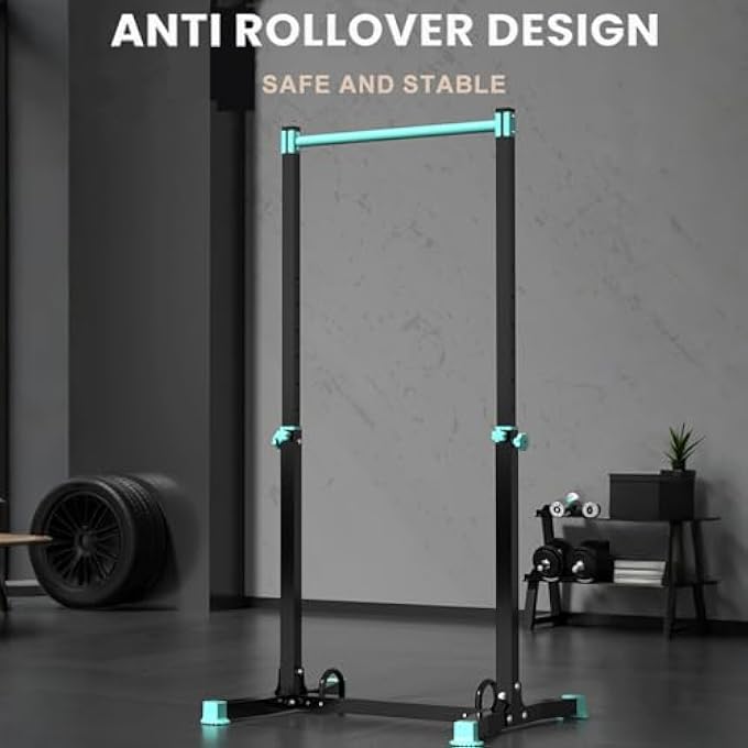 rayihni Multifunctional Pull Up Bar Chin Up Bar Dip Station For Home Gym Strength Training Adjustable Pullup Fitness Equipment Exercise Rack - Image 4