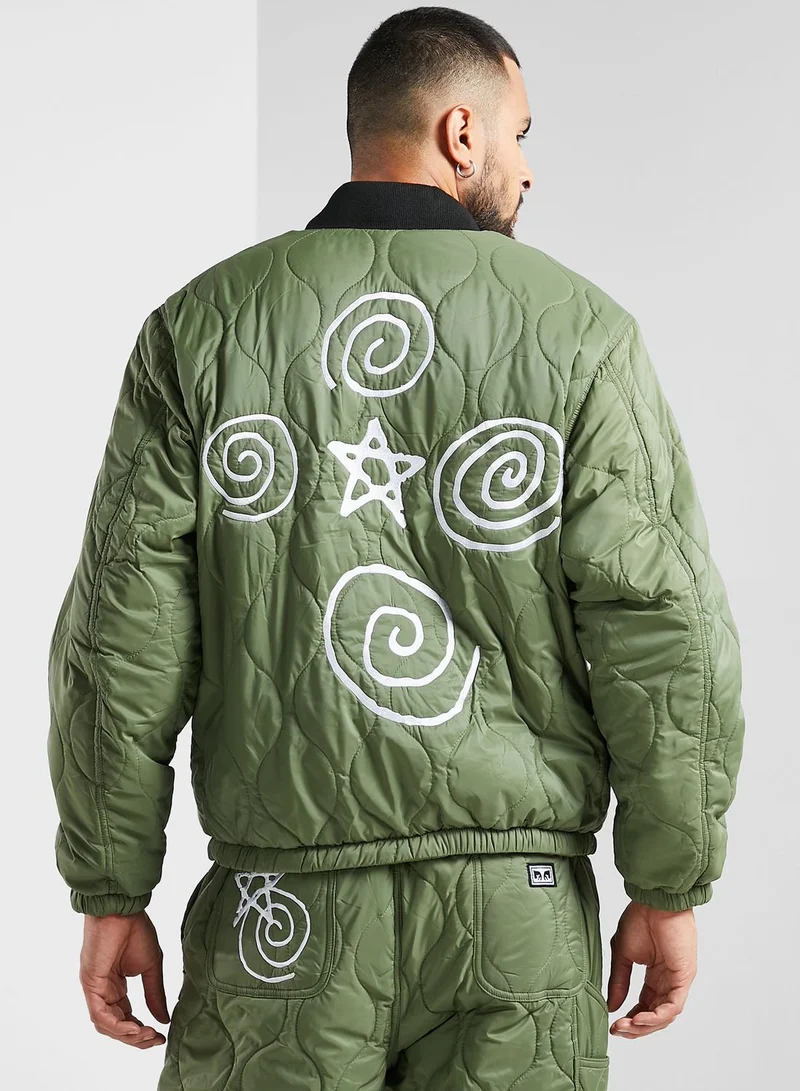 OBEY Baseline Quilted Reversible Jacket
