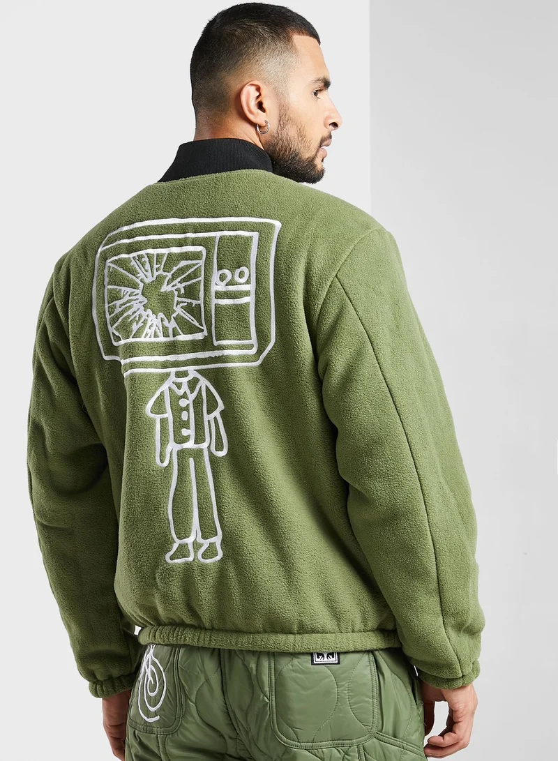 OBEY Baseline Quilted Reversible Jacket