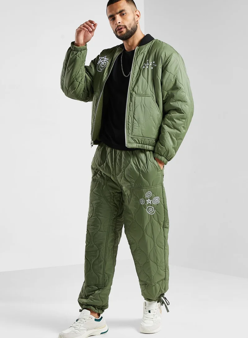 OBEY Baseline Quilted Reversible Jacket