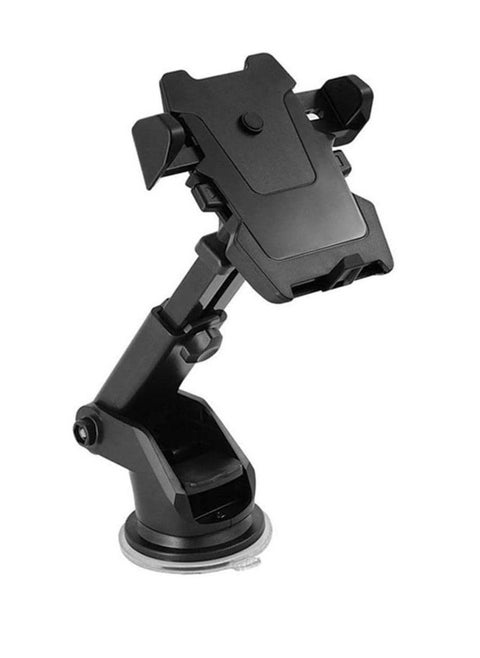 Car Phone Holder 3in1 for Dashboard/Vent/Windshield with 360° Rotation, Arms& Hight adjustable Stable Car Phone holder