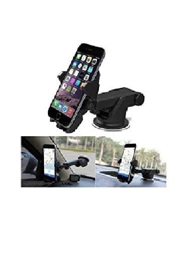 AS SEEN ON TV - Car Phone Holder 3in1 for Dashboard/Vent/Windshield with 360° Rotation, Arms& Hight adjustable Stable Car Phone holder - Image 1