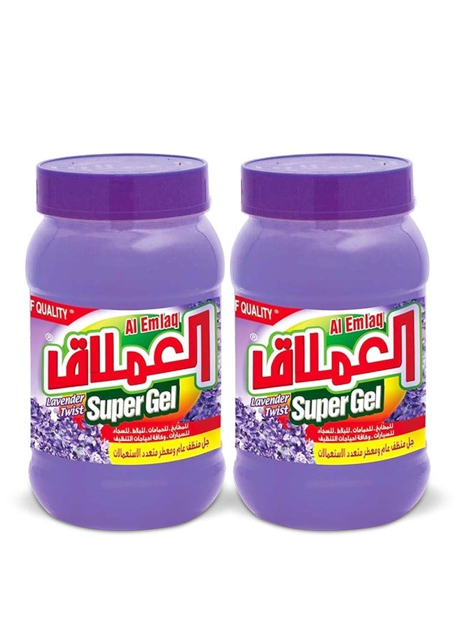 Al Emlaq Multi-Purpose Cleaner Super Gel - Lavender Twist 2x1kg
