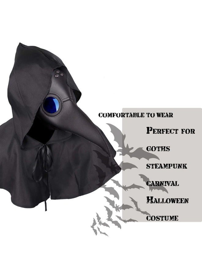 Raxwalker Plague Doctor Bird Mask Long Nose Beak Cosplay Steampunk Halloween Costume Props - Image 5