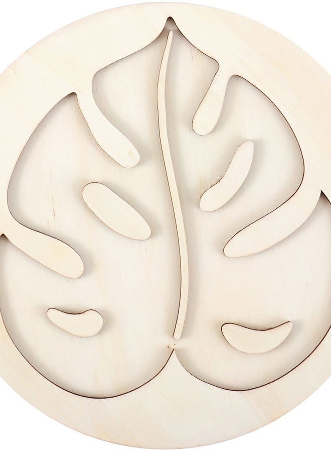 Mod Podge , Leaf Plaque, 12" x 12" Surface for Epoxy, DIY Wood Pouring Supplies for Resin Arts and Crafts, 56652E - Image 4