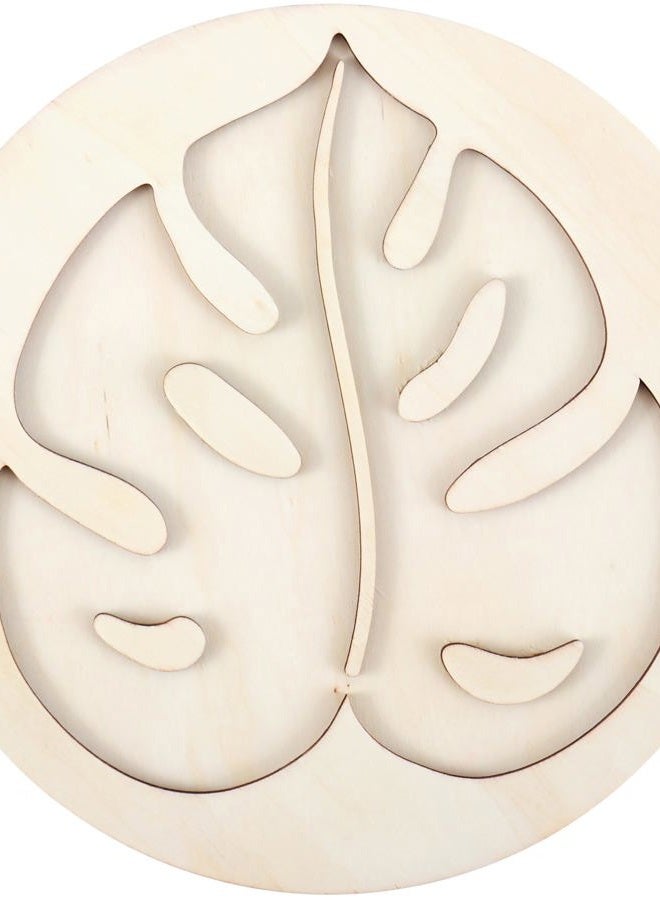 Mod Podge , Leaf Plaque, 12" x 12" Surface for Epoxy, DIY Wood Pouring Supplies for Resin Arts and Crafts, 56652E - Image 2