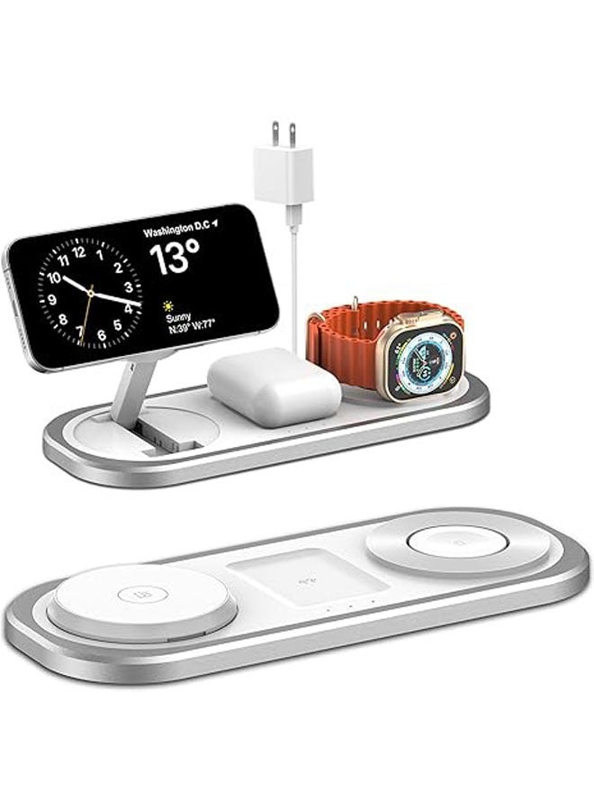 general iPhone 15 Wireless Charger 15 for iPhone 14/13/12/Pro Max/Pro/Mini/Plus, Apple Watch 9/8/7/SE/6/5/4/3/2/1/Ultra/Ultra, AirPods pro/2/1/1, AirPods pro/3/1/1 Magnetic Foldable Charging Station