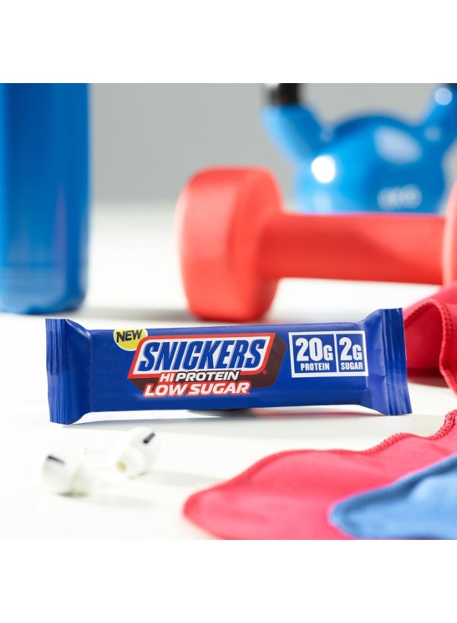 Snickers Hi Protein Low Sugar Milk Chocolate Protein Bar – 20g Protein, Pack of 12 - Image 4