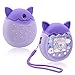 Winceed Silicone Case for Tamagotchi Pix Virtual Pet Game Machine Protective Cover for Tamagotchi Pix Sleeve Protector Skin with Hand Strap Purple - Image 3