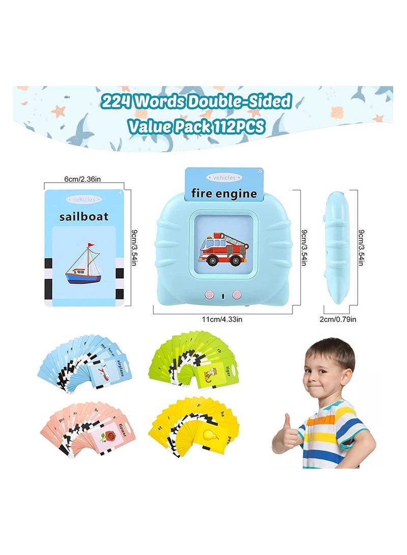 ألعاب تعليمية للأولاد والبنات بعمر 2 و3 و4 و5 سنوات، 112 بطاقة تعليمية للأطفال الناطقين، ألعاب تعليمية للأطفال في مرحلة ما قبل المدرسة، بطاقات تعليمية للأطفال الصغار بعمر 2-4 سنوات، هدية عيد ميلاد للأولاد والبنات - Image 3