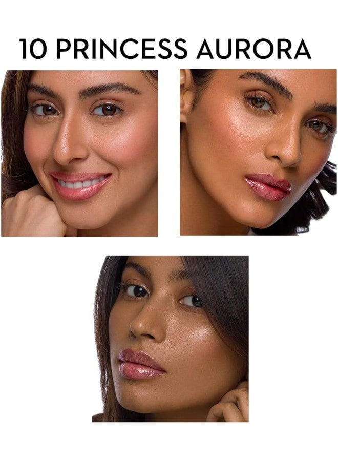 شوجر كوزماتيكس ملمع شفاه وقت التألق -  الأميرة أورورا بيج ذهبي بلمعان - . جرام - ملمع شفاه عالي اللمعان بزيت الجوجوبا - Image 5