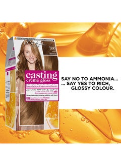 L'OREAL PARIS Casting Crème Gloss No Ammonia Hair Color For Shiny Hair 700 Blonde  - Image 4