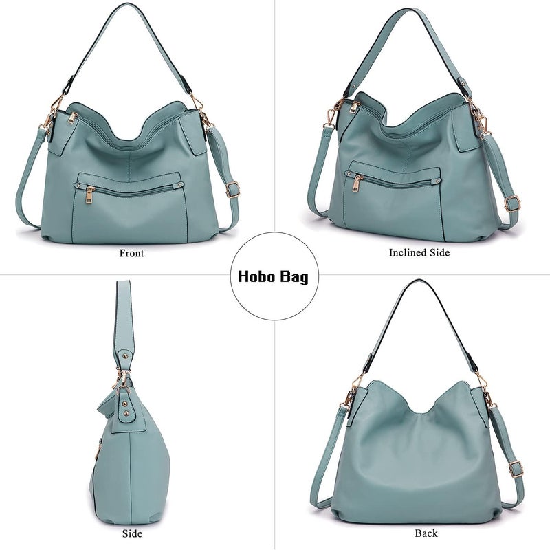 Idesort Large Crossbody Bags Ladies Shoulder Handbags Purse and Wallet Set for Women Totes Hobo Purses - Image 4