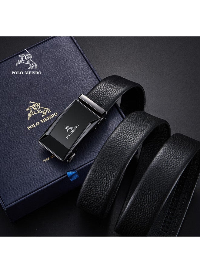 Polomeisdo Paul Meisite Men's Leather Belt With Automatic Buckle, Gift Box, Self-operated, Qixi Valentine's Day Gift For Boyfriend Or Husband - Image 2
