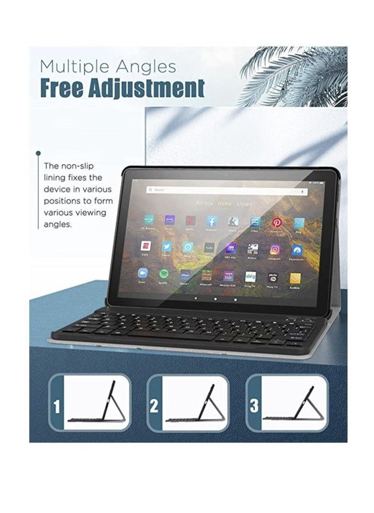 CCIT - ccit A105W 5G 10.1 Inch tablet pc android 8.0 dual sim 4GB ram 128gb ROM 5800mAh battery with wireless keyboard and tablet cover - Image 1