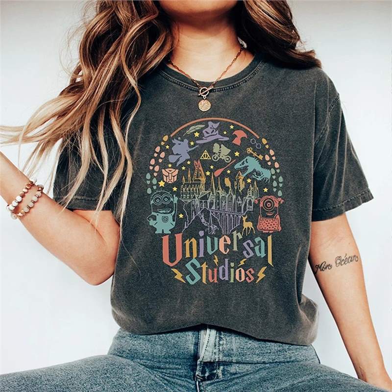 Universal Studios Orlando Shirt Vintage Short Sleeve Trendy - Image 1