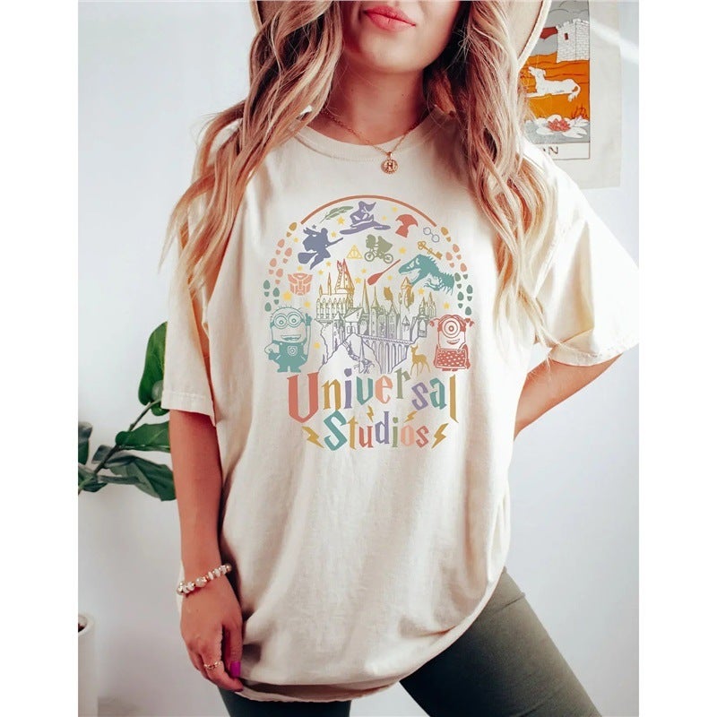 Universal Studios Orlando Shirt Vintage Short Sleeve Trendy - Image 2