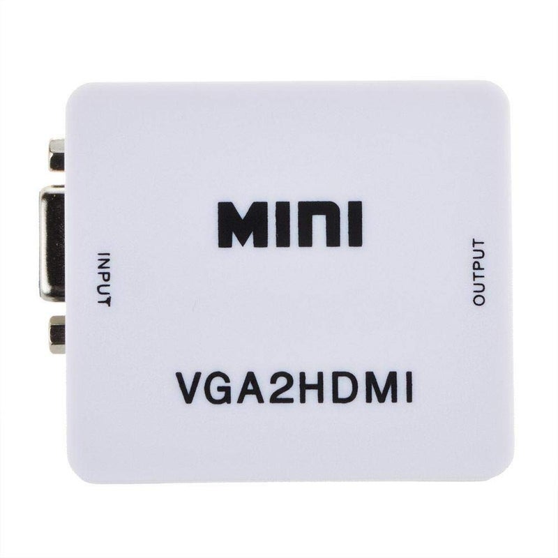 VGA to HDMI Full HD Video 1080P Audio Adapter for PC/Laptop/DVD - Image 1