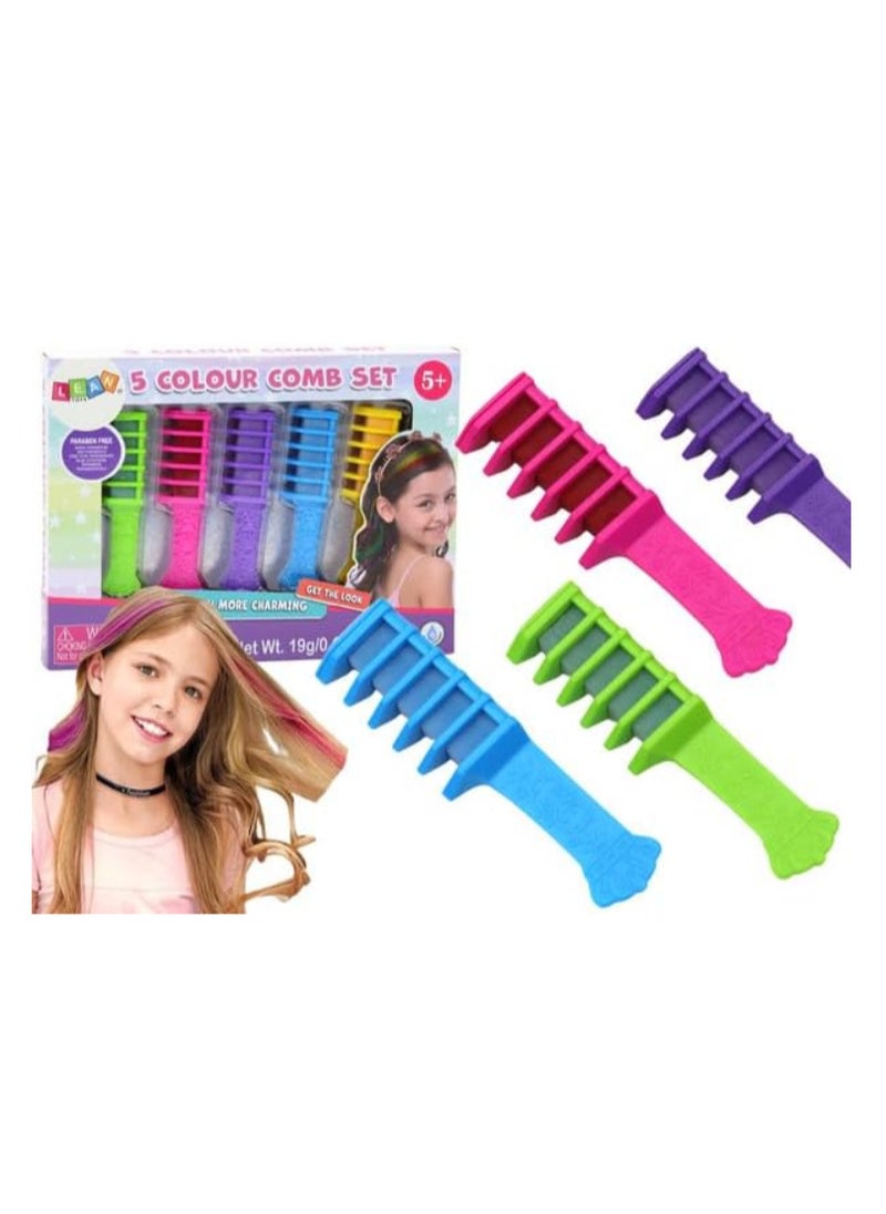 Generic - 5 Color Comb Set - Make You More Charming - Paraben Free - Ages 5+ - Image 1