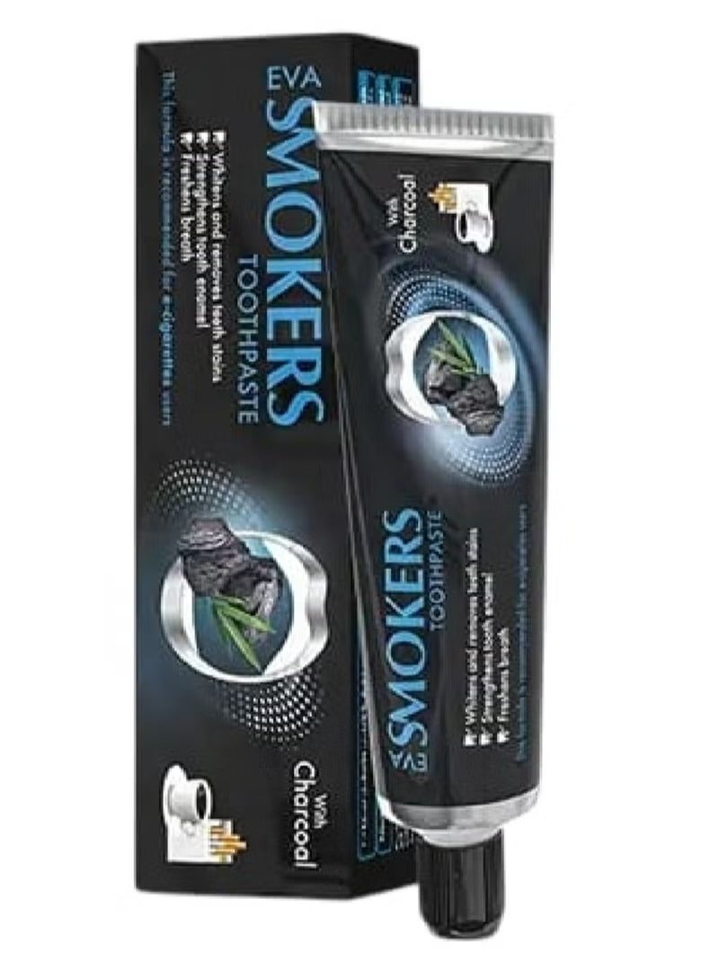 إيفا معجون أسنان سموكرز بالفحم 50 جم - Image 2
