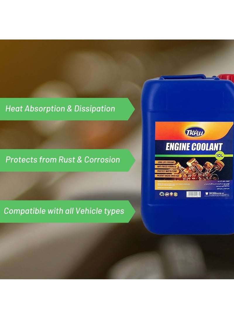 Thrill Engine Coolant 10L – Ready-to-Use Radiator Coolant | Anti-Rust & Anti-Freeze Protection for All Vehicles - Image 5