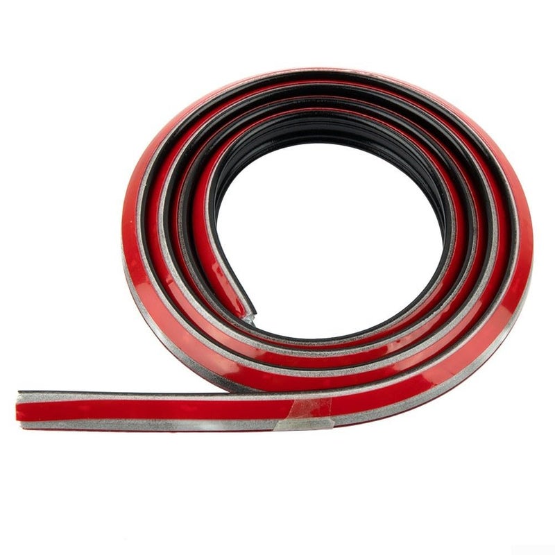 لوح القاعدة من PVC الأسود 12 مم × 9 مم طول 1 متر مقاوم للماء والزيت زاوية إطار الباب والجدار للديكور - Image 5