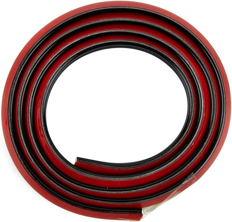 لوح القاعدة من PVC الأسود 12 مم × 9 مم طول 1 متر مقاوم للماء والزيت زاوية إطار الباب والجدار للديكور - Image 1
