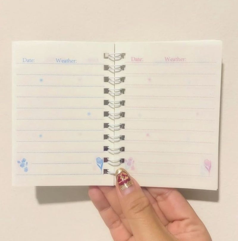 Small notebook with children's drawings of Kuromi  Cinnamoroll, wire-bound, size 10 × 7 cm, for school and office supplies (pack of 4 pieces) - Image 3