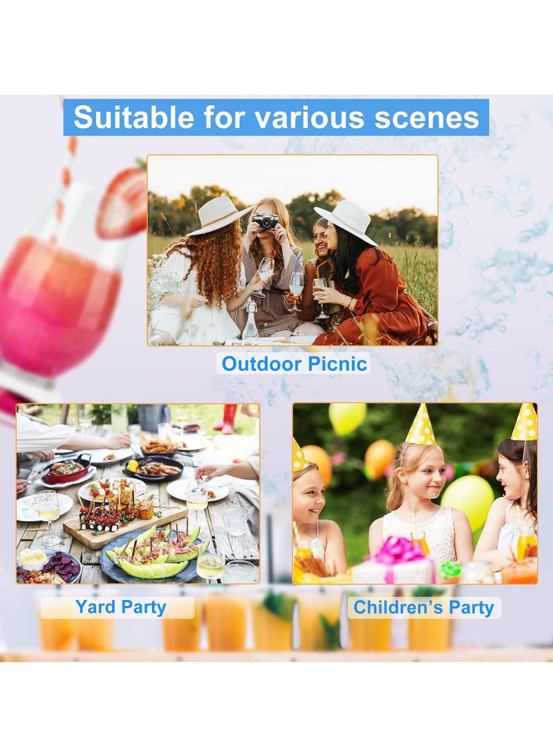 SYOSI 6Pcs Silicone Straw Covers, Reusable Dust-Proof Straw Covers for 6-8mm Straws Space Theme Straw Covers for Kids Cute Drinking Straw Covers for Party Favors Kitchen Accessories - Image 5