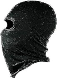 Generic Unisex Thermal Synthetic Silk Ultra Thin Ski Cs Face Mask Hood Helmet Protection Balaclava Hat Headwear GHG-0581- Black- Stretch - One Size 