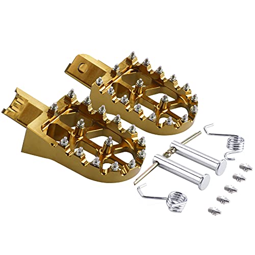 MWMNUN Foot pegs- Dirt Pit Bike Footpegs Compatible with CRF50 CRF70 CRF110 XR50 XR70 XR110 Pit Bike Chinese Stomp Lucky MX Tao Tao Coolster Orion WPB Thumpstar Demon X Bosuer KAYO Piranha M2R - Image 1