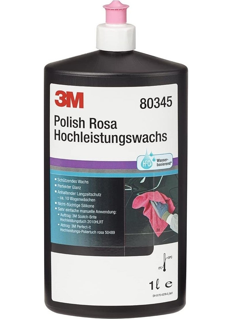 3M 80345 Polish Rosa Shine Hand Polish 1lt 