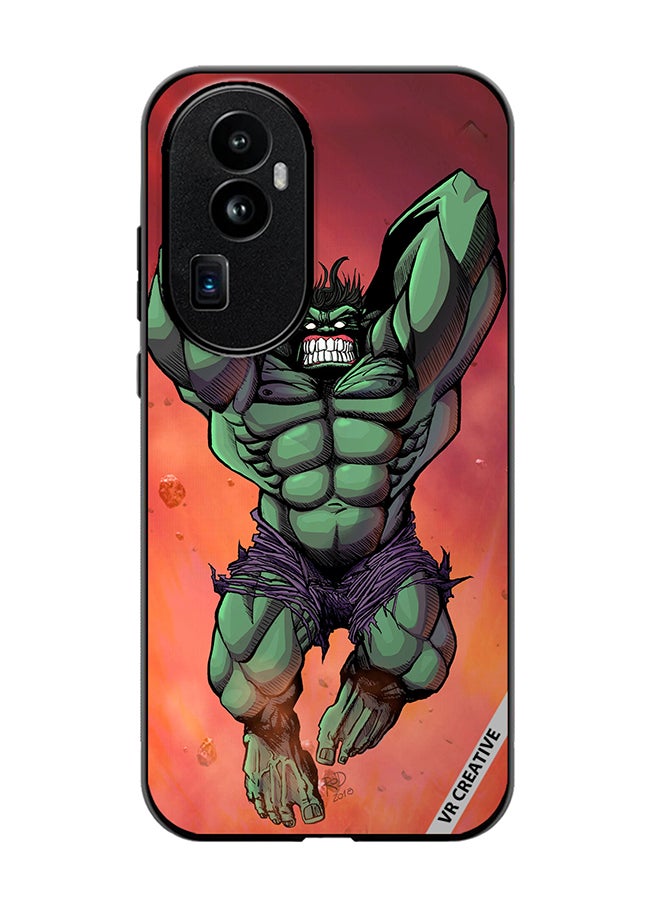 VR CREATIVE Protective Case Cover For Oppo Reno 10 Pro Plus Hulk Angry Design Multicolour - Image 1